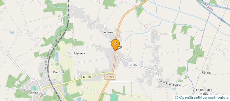 localisation de l'entreprise HERCODY  SEVERAC