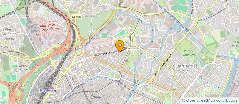 localisation de l'entreprise HERCOM à STRASBOURG