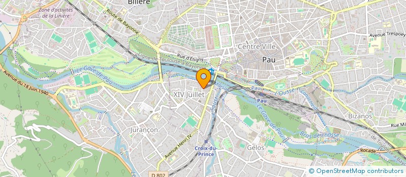 localisation de l'entreprise HERCONCEPT à PAU
