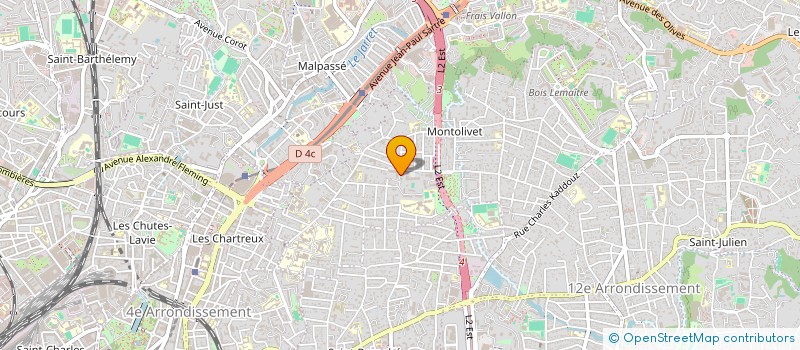 localisation de l'entreprise HERCRIS à MARSEILLE