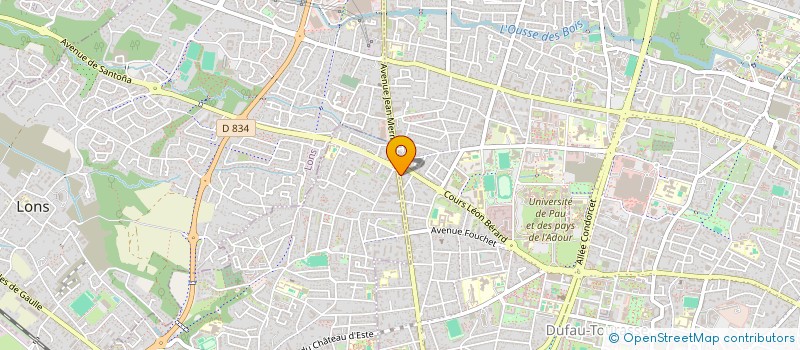 localisation de l'entreprise HERCULE à PAU