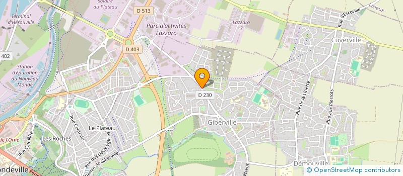 localisation de l'entreprise HERCULE  GIBERVILLE