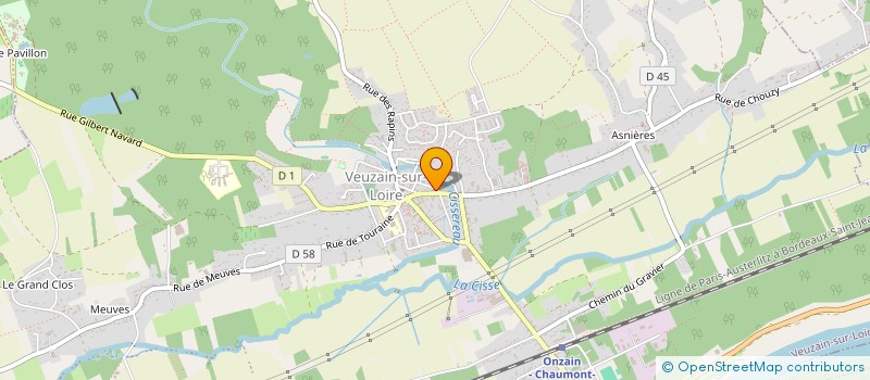 localisation de l'entreprise HERCULE MULTISERVICES à VEUZAIN-SUR-LOIRE