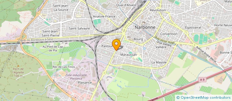 localisation de l'entreprise HERCULE TRAVAUX à NARBONNE
