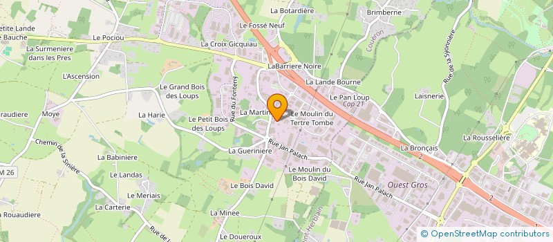 localisation de l'entreprise HERCULEPRO à COUERON