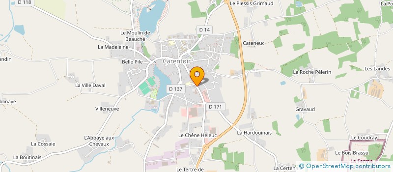 localisation de l'entreprise HERCULES THRUSTMASTER à CARENTOIR