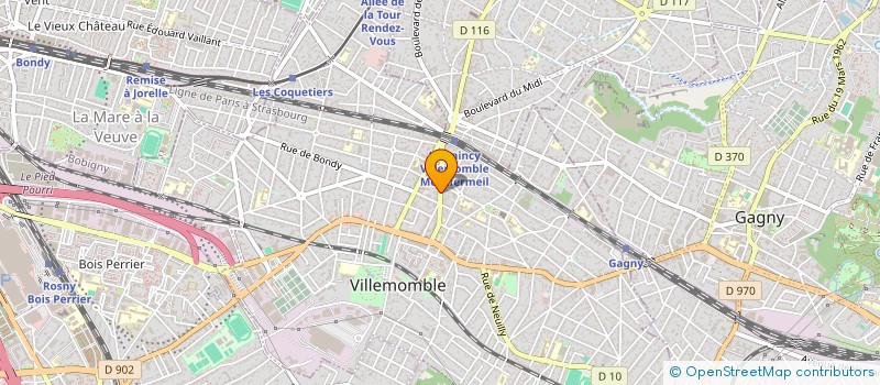 localisation de l'entreprise HERCULES TRAVAUX  VILLEMOMBLE