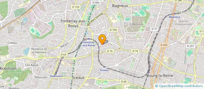 localisation de l'entreprise HERCYNA IMC à FONTENAY-AUX-ROSES