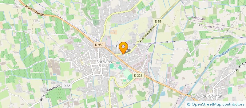 localisation de l'entreprise HERDD  CAROMB