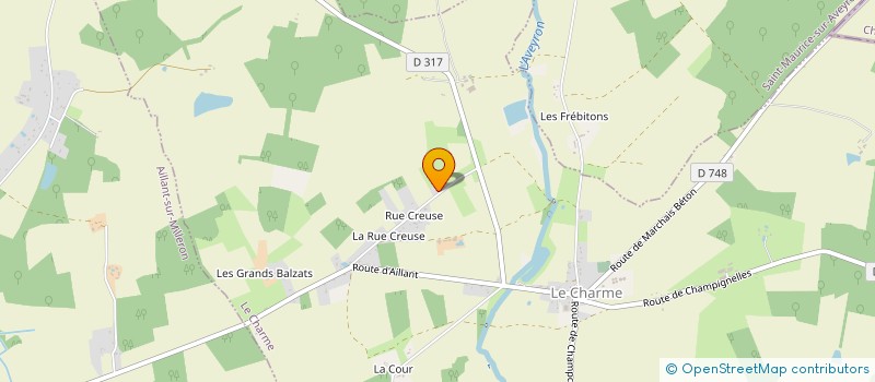 localisation de l'entreprise HERDHEBAUT-DUSSORDET à LE CHARME