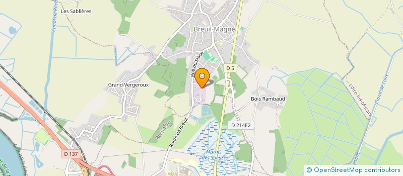 localisation de l'entreprise HERDIM  BREUIL-MAGNE