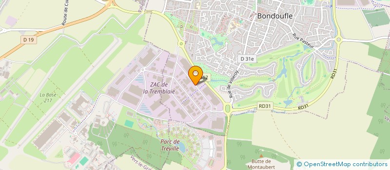 localisation de l'entreprise HERDING  BONDOUFLE