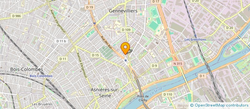 localisation de l'entreprise HERDOTRANS à ASNIERES-SUR-SEINE