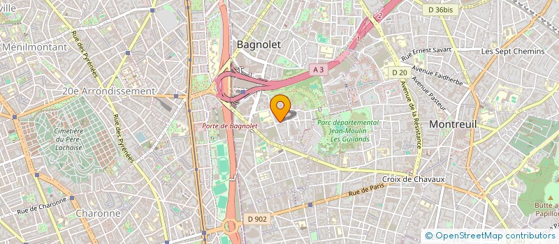 localisation de l'entreprise HERE KOURA  BAGNOLET