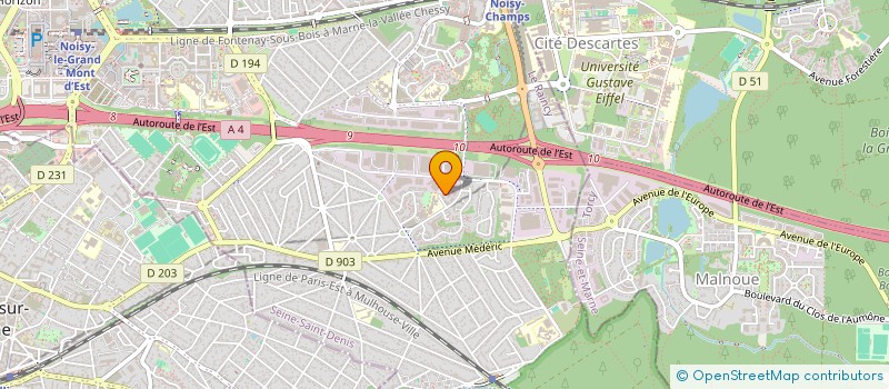 localisation de l'entreprise HERE'NUTRITION  NOISY-LE-GRAND