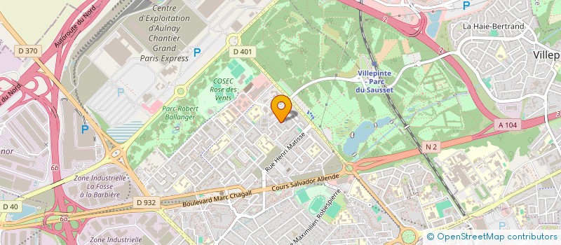 localisation de l'entreprise HERE WE E-CONSULTING à AULNAY-SOUS-BOIS