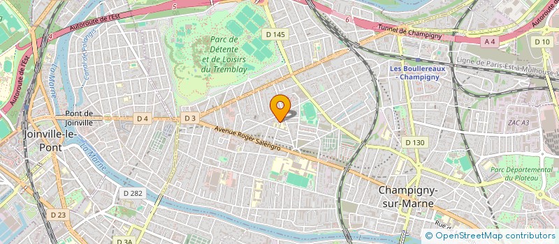 localisation de l'entreprise HERE WE GO à CHAMPIGNY-SUR-MARNE