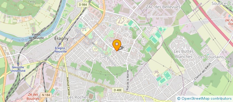 localisation de l'entreprise HEREBA  ERAGNY