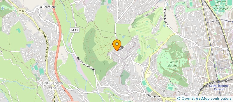 localisation de l'entreprise HERECA - HEMATOLOGIE RECHERCHE CANCER  SAINT-GENEST-LERPT