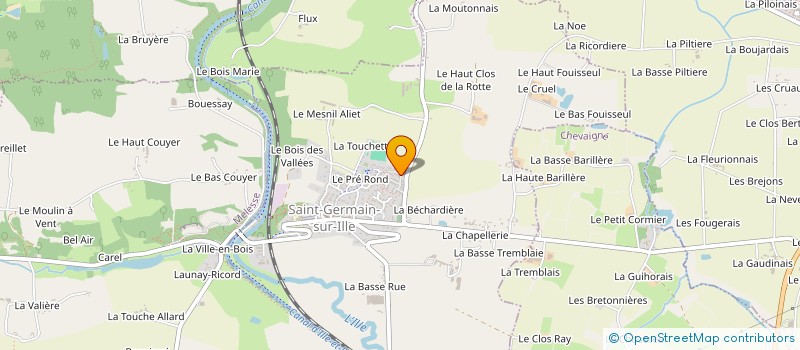 localisation de l'entreprise HEREDI'TERRE  SAINT-GERMAIN-SUR-ILLE