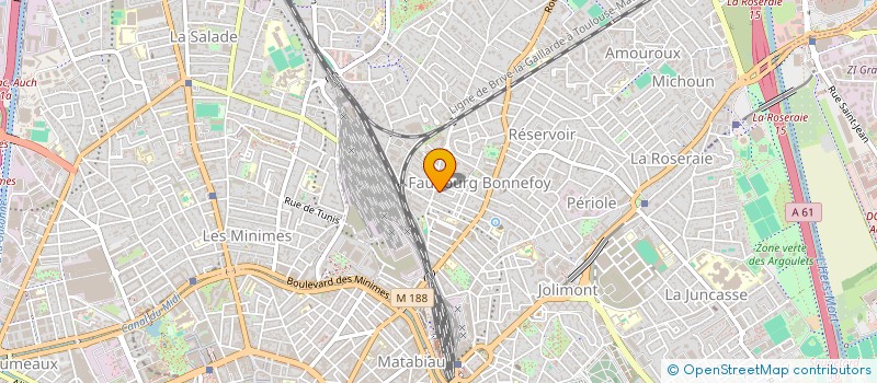 localisation de l'entreprise HEREDIA à TOULOUSE