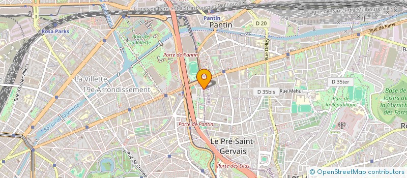 localisation de l'entreprise HEREDITAS à LE PRE-SAINT-GERVAIS