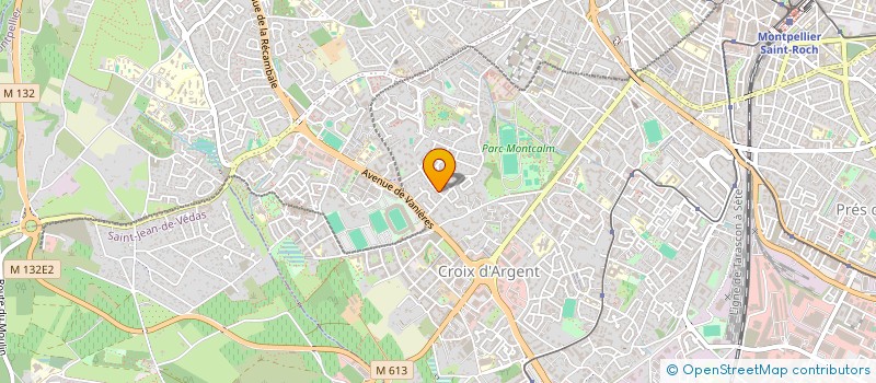 localisation de l'entreprise HEREDITAS à MONTPELLIER