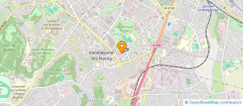 localisation de l'entreprise HEREDITAS DEVELOPMENT  VANDUVRE-LES-NANCY