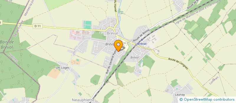 localisation de l'entreprise HEREDITATEM ELIT  BREVAL