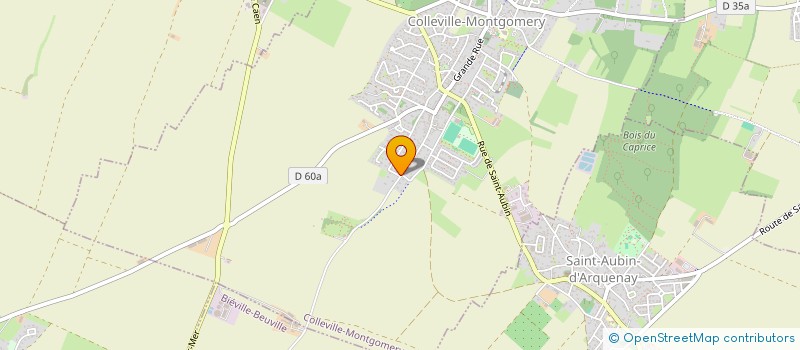 localisation de l'entreprise HEREDITATUM  COLLEVILLE-MONTGOMERY