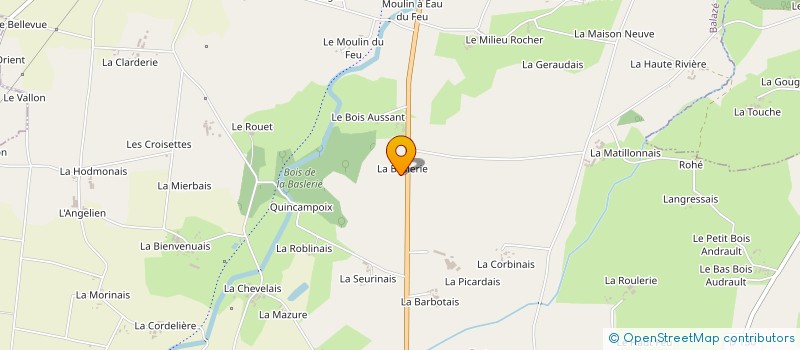 localisation de l'entreprise HEREIS  BALAZE