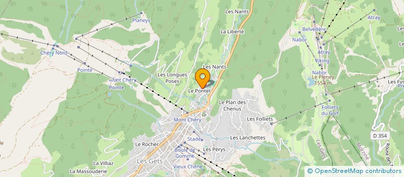 localisation de l'entreprise HEREM  LES GETS