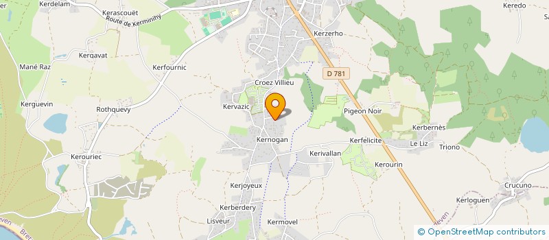 localisation de l'entreprise HEREMOANA  ERDEVEN