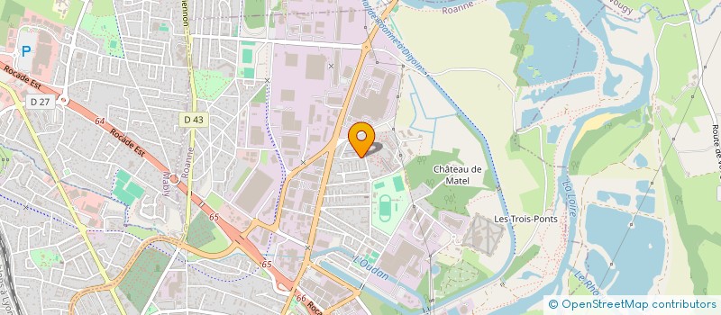 localisation de l'entreprise HEREMSSE  ROANNE