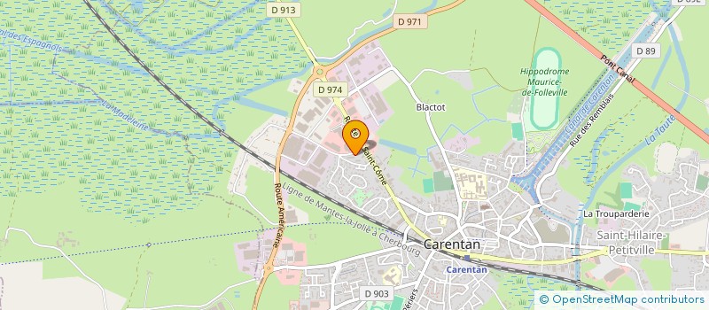 localisation de l'entreprise HEREN DISTRIBUTION à CARENTAN-LES-MARAIS