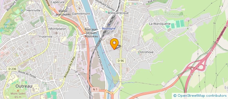localisation de l'entreprise HERENCIA ASSOCIATION  BOULOGNE SUR MER