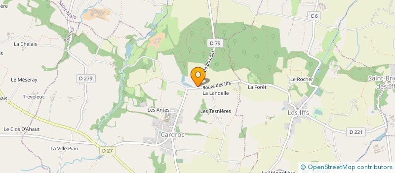 localisation de l'entreprise HERES  CARDROC