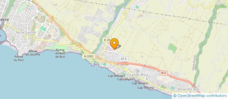 localisation de l'entreprise HERES INCENDIE à SAINT-PIERRE