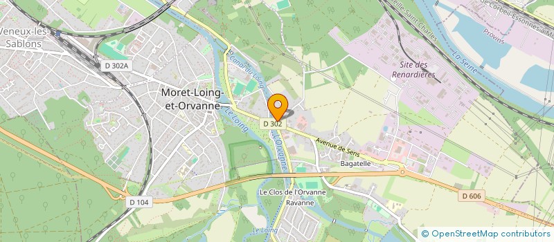 localisation de l'entreprise HERES SERVICES à MORET-LOING-ET-ORVANNE