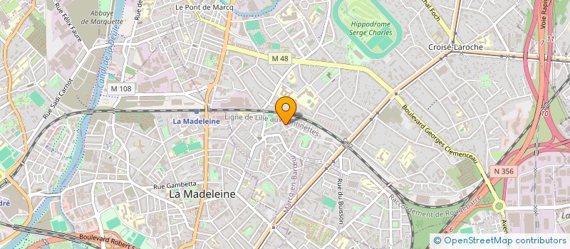 localisation de l'entreprise HEREST à MARCQ-EN-BARŒUL
