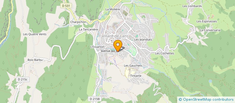 localisation de l'entreprise HERETICA  VILLARD-DE-LANS