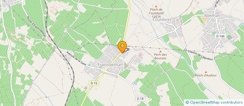 localisation de l'entreprise HERETIKS BEZIERS MOTO CLUB à ESPONDEILHAN
