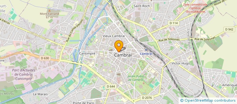 localisation de l'entreprise HERF CORRECTION AUDITIVE à CAMBRAI