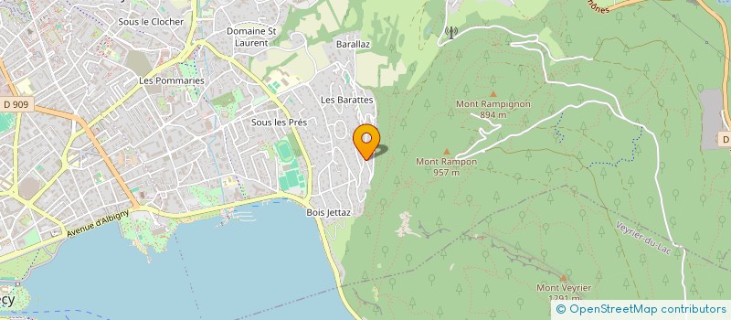 localisation de l'entreprise HERFAM  ANNECY