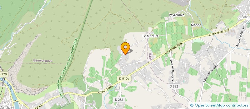 localisation de l'entreprise HERGA  BOISSET-ET-GAUJAC