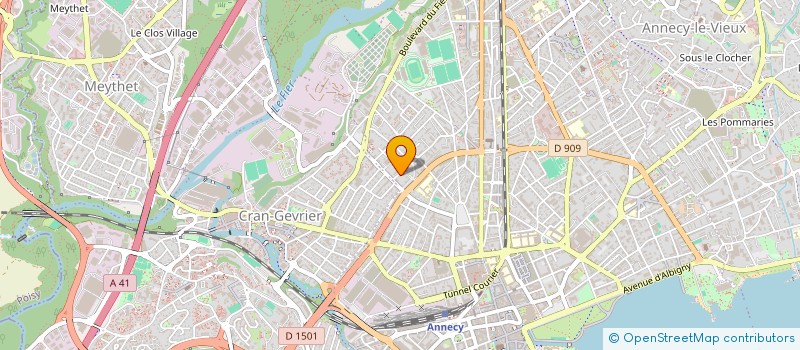 localisation de l'entreprise HERGA à ANNECY