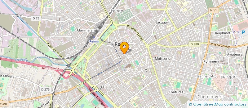 localisation de l'entreprise HERGAFLO  REIMS