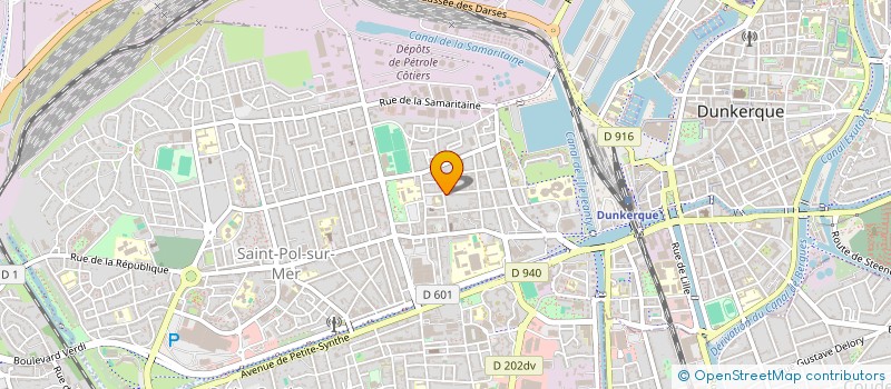 localisation de l'entreprise HERGE à DUNKERQUE