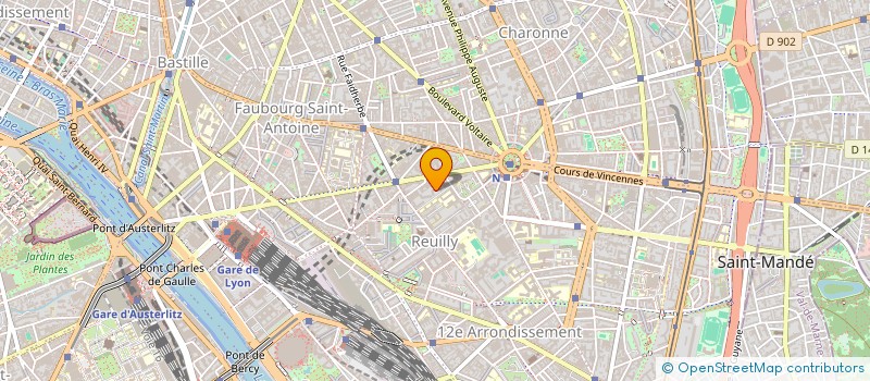 localisation de l'entreprise HERGE INFORMATIQUE  PARIS