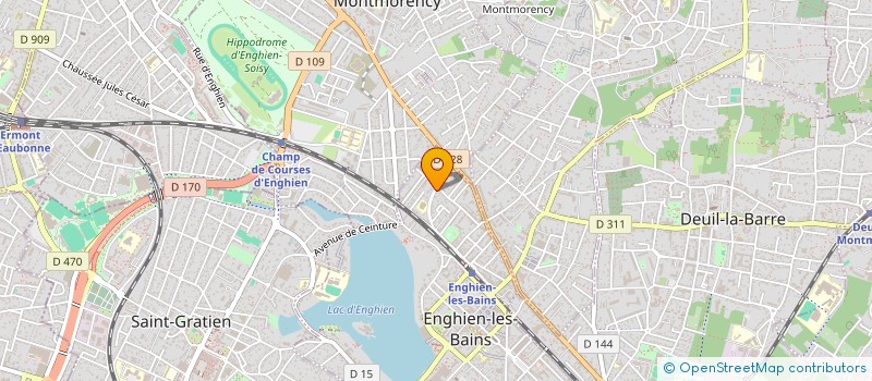 localisation de l'entreprise HERGE STORES à ENGHIEN-LES-BAINS
